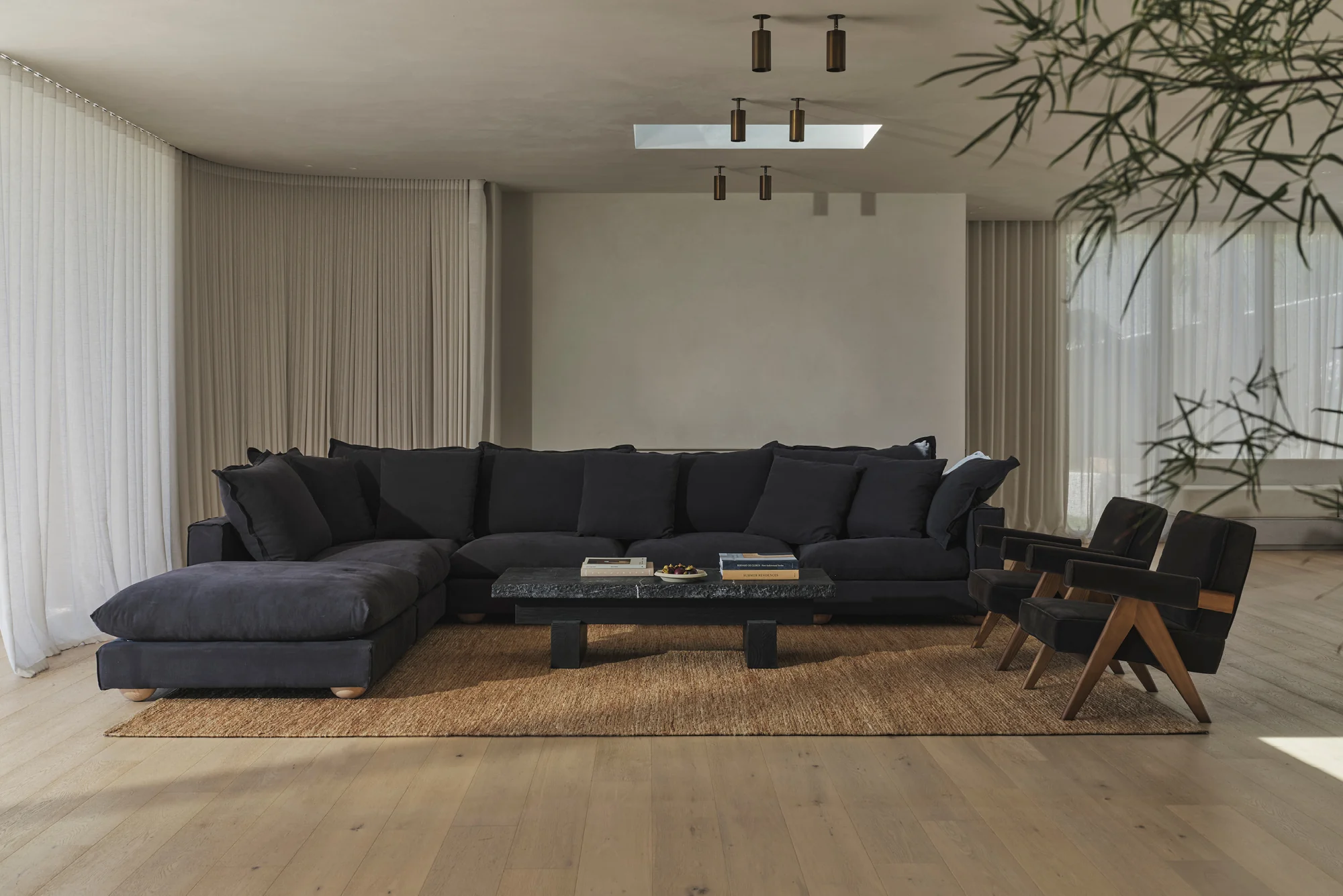 Nero Marquina Rocco Rectangle Coffee Table - Image 4