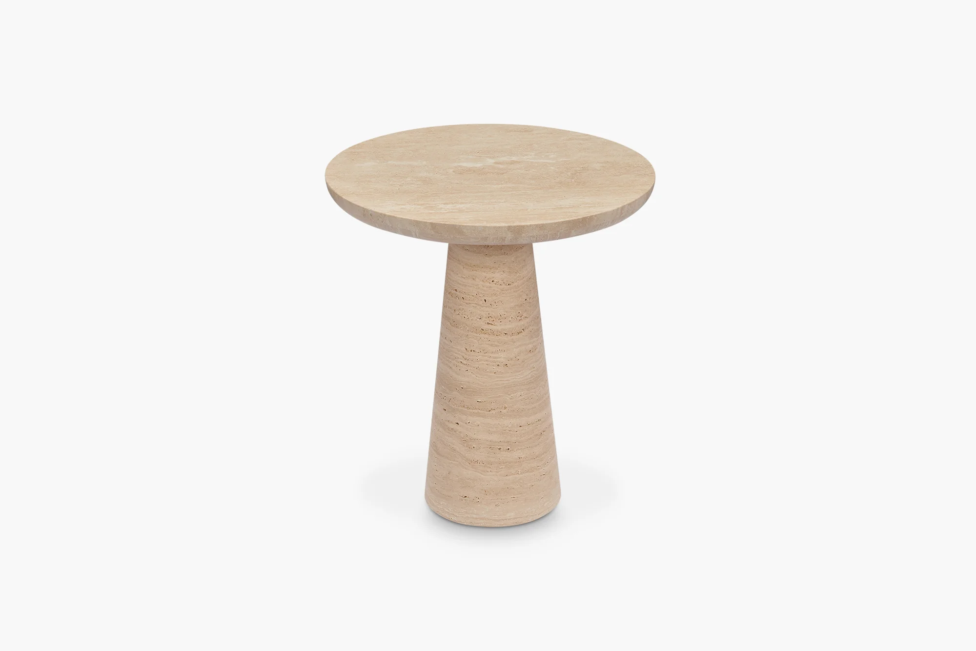 Travertine Kora Side Table - Image 6
