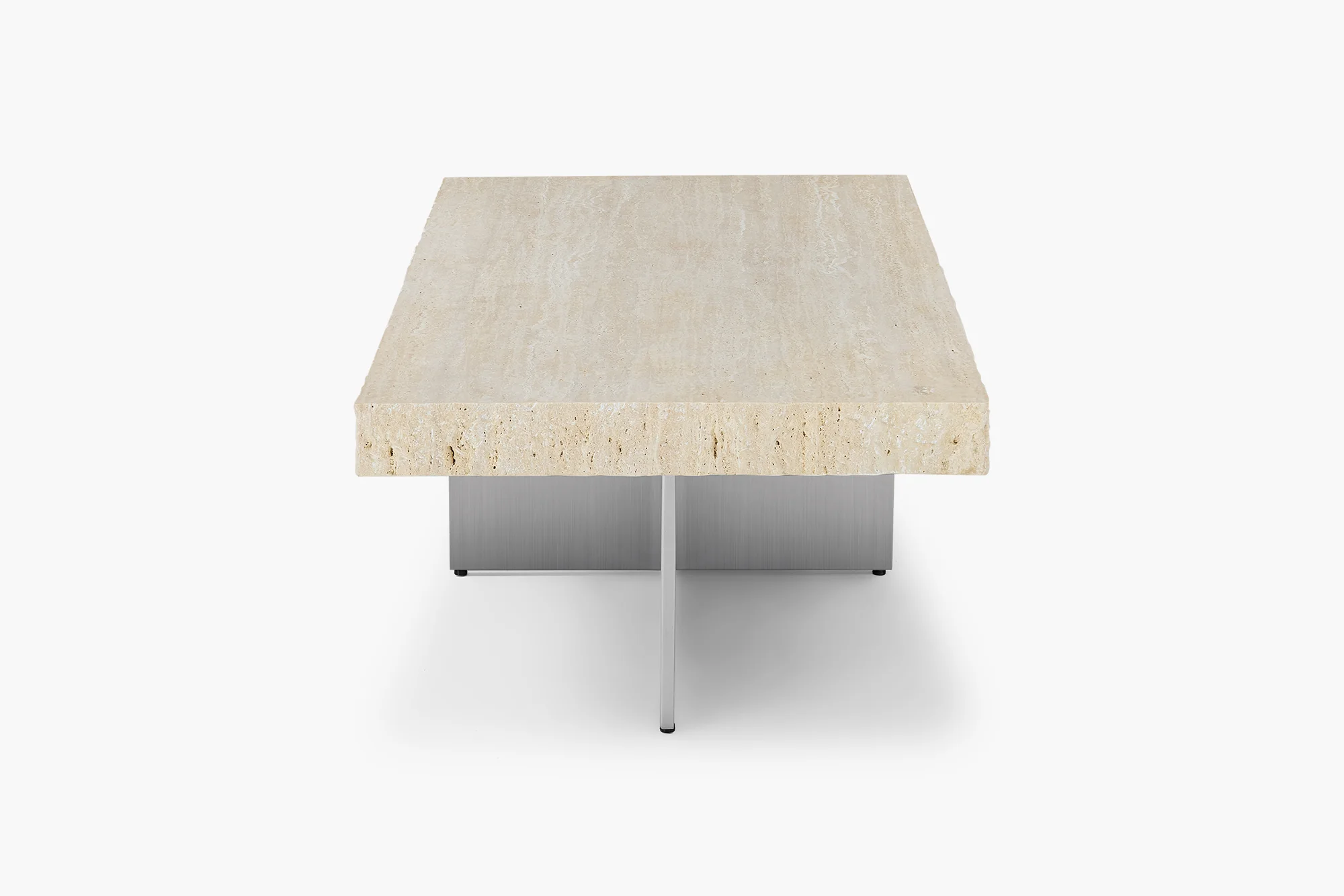 Zaha Travertine Coffee Table - Image 17
