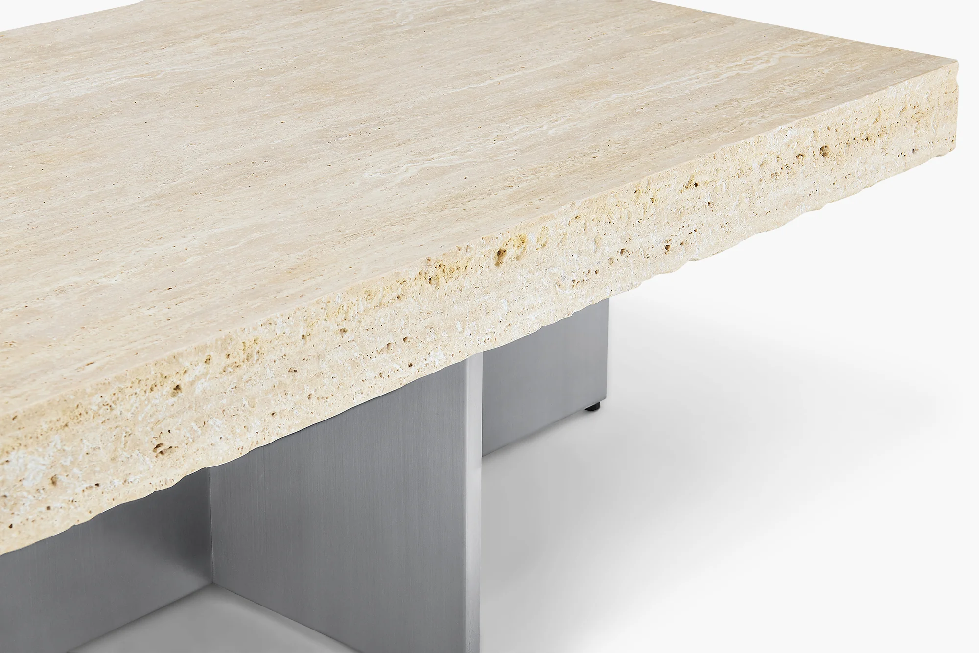 Zaha Travertine Coffee Table - Image 18