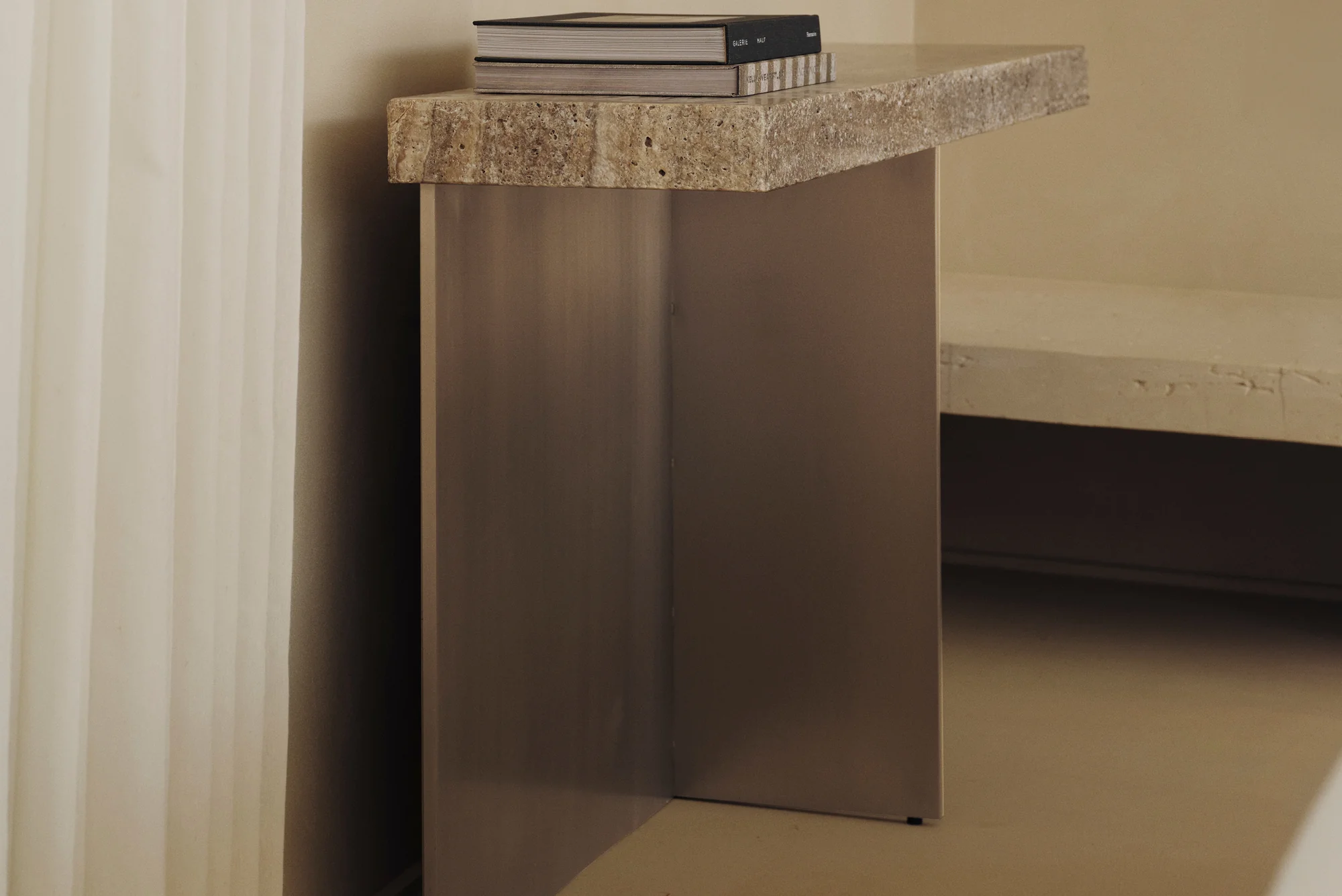 Zaha Travertine Console - Image 11