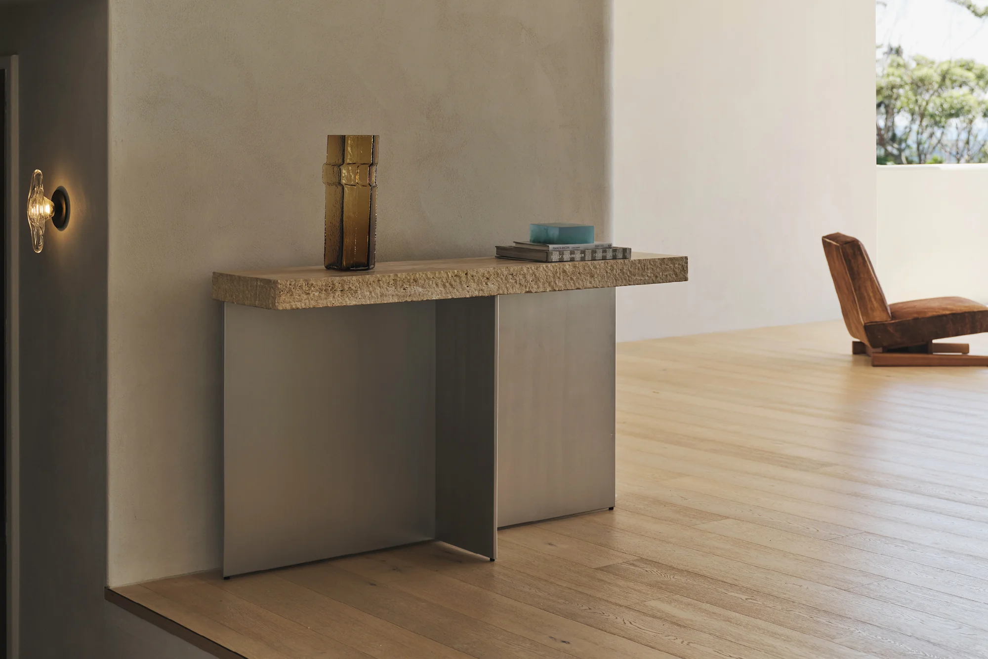 Zaha Travertine Console - Image 12