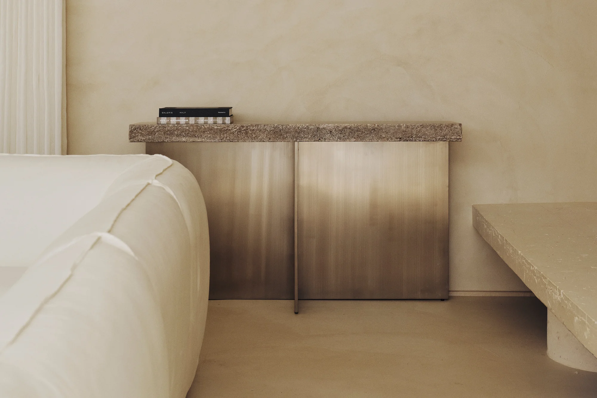 Zaha Travertine Console - Image 5